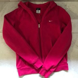 Nike hot pink sweatshirt hoodie